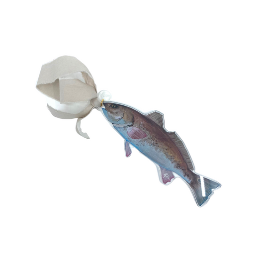 Blue Fish Ornament